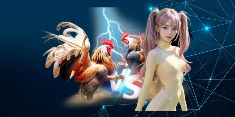 Gà tử mị với cơ bắp săn chắc